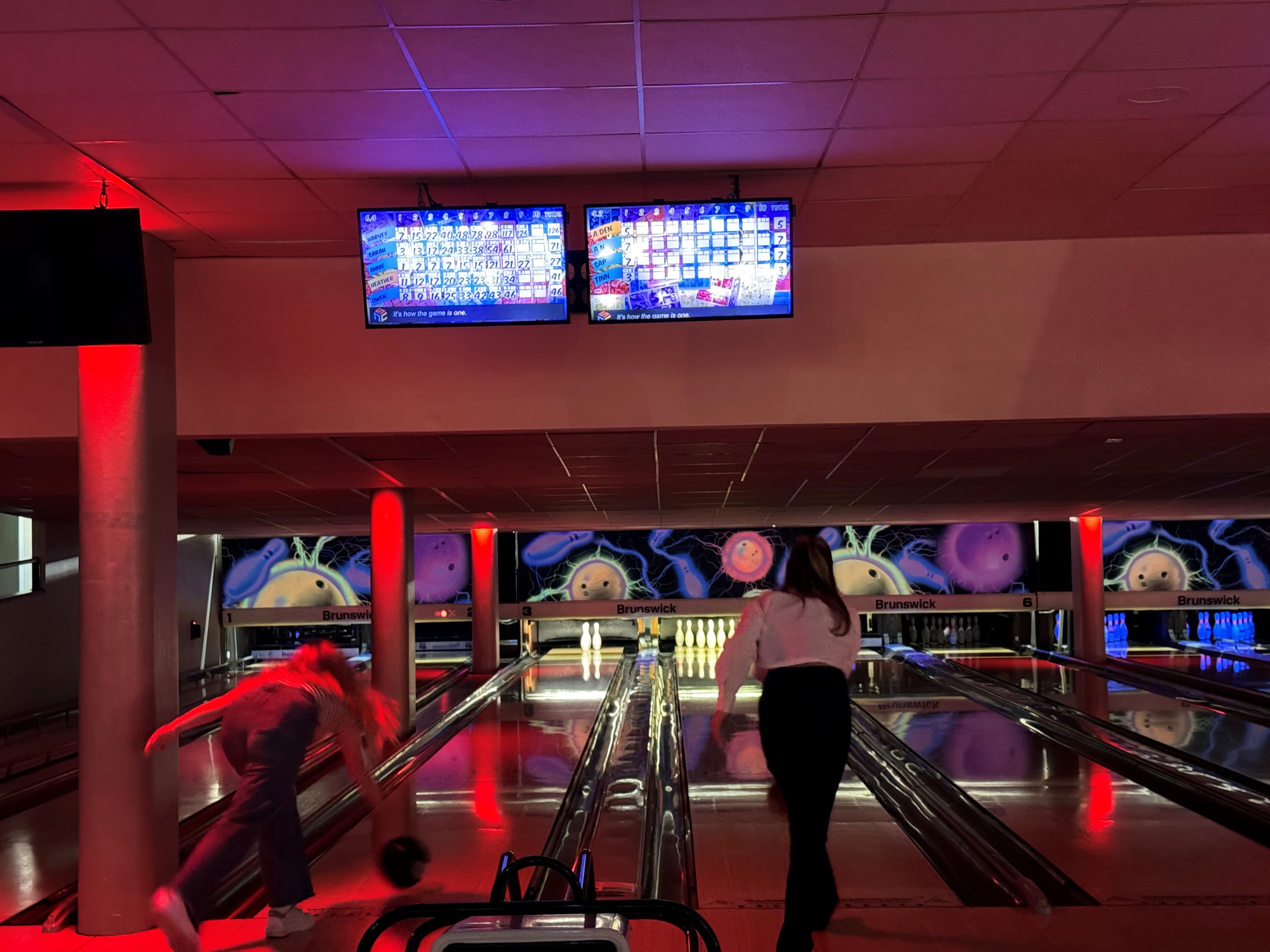 our Guildford office Bowling social event